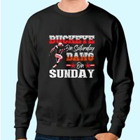Sweatshirt Unisexe Buckeye On Saturday Dawg On Sunday