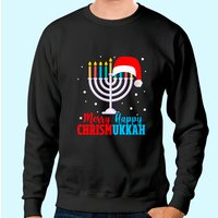 Sweatshirt Hanukkah Noël Joyeux Chrismukkah — Sweats à capuche pour hommes