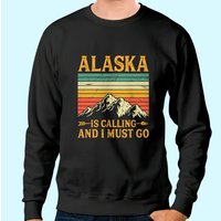 Sweatshirt Unisexe Alaska Is Calling And I Must Go — Sweats à capuche pour hommes