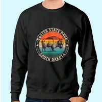 Sweatshirt Bison du Custer State Park Buffalo Roundup