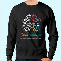 Sweatshirt Unisexe Brain Of A Speech Pathologist — Sweats à capuche pour hommes