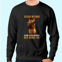 Sweat à capuche Belgian Malinois avec drapeau américain pour unisexe