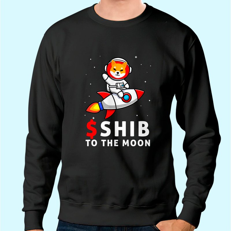 Sweatshirt Shiba To The Moon Unisexe