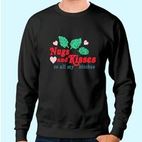 Sweatshirt Nugs And Kisses Unisexe Noir — Sweats à capuche pour hommes