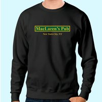 Sweatshirt Unisexe Noir Maclaren's Pub
