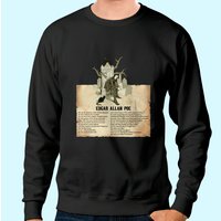 Edgar Allan Poe Unisex Navy Sweatshirt — Mens Hoodies