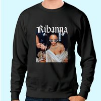 Rihanna Singer Unisex Crewneck Sweatshirt