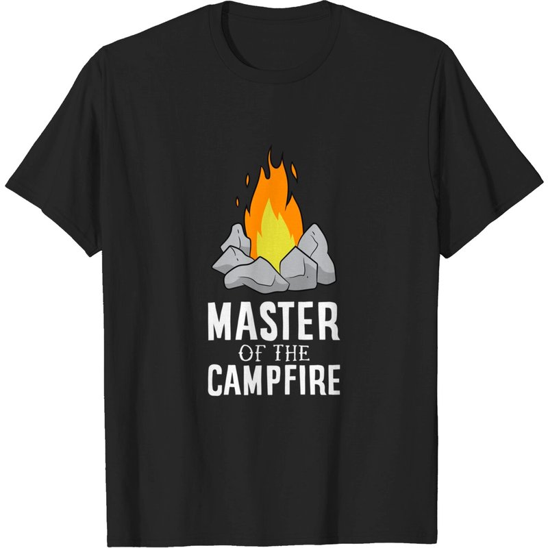 T-shirt Camping Master Of The Campfire pour hommes