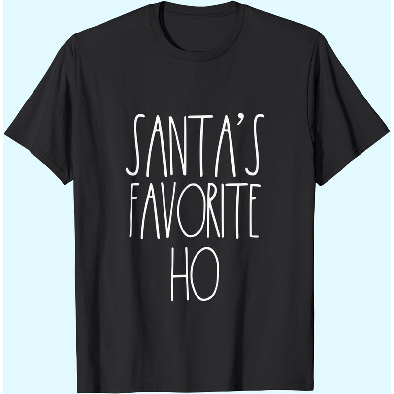 T-shirt Noël Santa's Favorite Ho pour hommes — T-shirts pour hommes