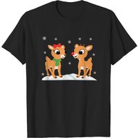 T-Shirt de Noël Rudolph et Clarice pour Enfants