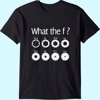 T-shirt pour hommes What The F Photography en noir — T-shirts pour hommes