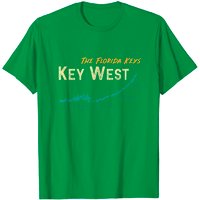 T-shirt pour hommes avec carte des Florida Keys Key West