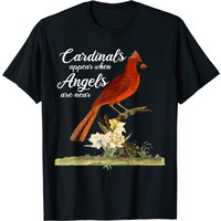 T-shirt pour hommes Cardinal Bird Appear When Angels Are Near — T-shirts pour hommes