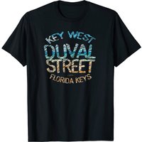 T-shirt pour hommes Duval Street Key West Florida Keys — T-shirts pour hommes