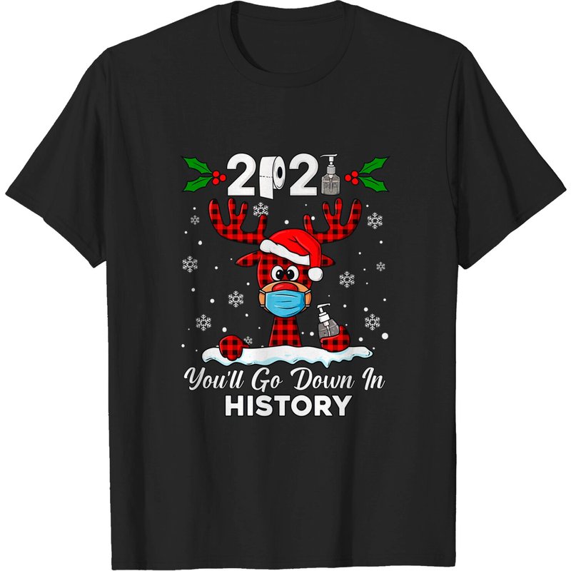 T-shirt Humoristique Renne de Noël 2021 pour Hommes — T-shirts pour hommes