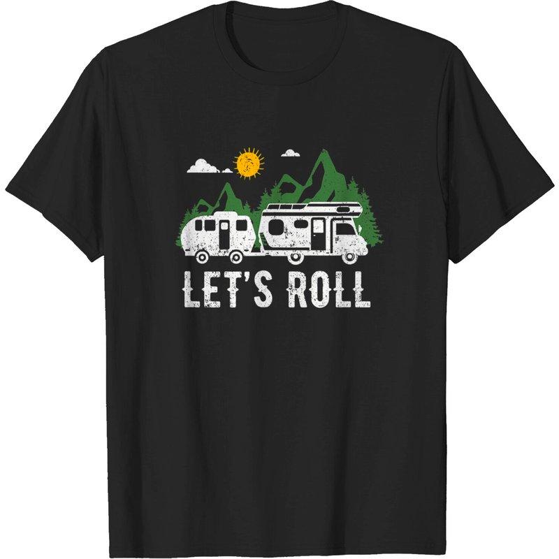 T-shirt pour hommes Let's Roll Camping Apparel RV Owners — T-shirts pour hommes
