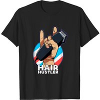 T-shirt Hair Hustler pour hommes en noir — T-shirts pour hommes