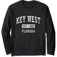 T-shirt à manches longues Vintage Key West Florida Design Sportif