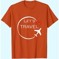 World Traveller Let's Travel Men's Vacation T-Shirt