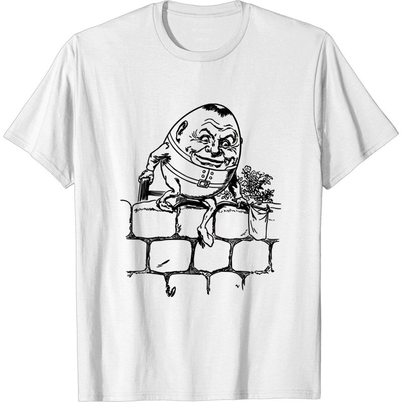 T-shirt Humpty Dumpty Wall pour hommes — T-shirts pour hommes