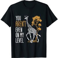 T-shirt Giraffe Vous N'Êtes Même Pas À Mon Niveau pour Hommes