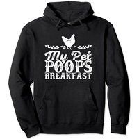 My Pet Poops Breakfast Chicken Egg Pullover Hoodie — Mens Hoodies