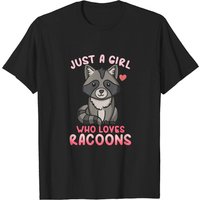Raccoon Just A Girl Who Loves Racoons T-shirt pour hommes