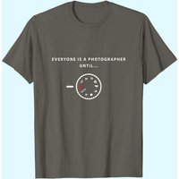 T-shirt Tout le monde est photographe jusqu'à ce qu'il soit pour hommes