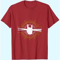 T-shirt Drummer Sticks Rock & Roll pour hommes — T-shirts pour hommes