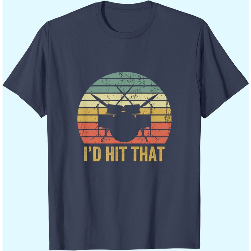 Drummer Vintage Drums T-Shirt for Men