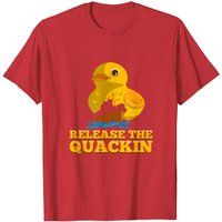 T-shirt pour hommes Release The Quackin! en noir — T-shirts pour hommes