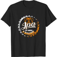 T-shirt IPA Lot Quand Je Bois De La Bière Pour Hommes — T-shirts pour hommes