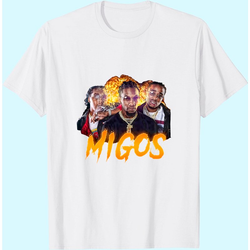 T-shirt Migos Culture pour hommes en noir — T-shirts pour hommes
