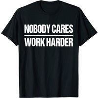 Work Hard Travel Harder T-Shirt for Men in Black