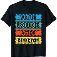 Writer Producer Actor Director T-Shirt for Men — Mens T Shirts