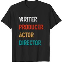 T-shirt Écrivain Producteur Acteur Réalisateur Cinéma — T-shirts pour hommes