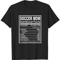 Soccer Mom Nutritional Facts T-Shirt for Men
