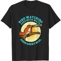 T-shirt drôle d'observation des oiseaux dans les deux sens pour hommes — T-shirts pour hommes