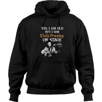 Oui, je suis vieux mais j'ai vu Elvis Presley Hoodie — Sweats à capuche pour hommes