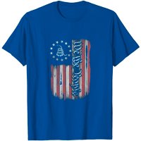 Betsy Ross Gadsden We The People Flag T-shirt for Men