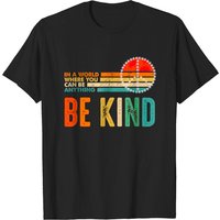 T-shirt Kindness Day Be Kind pour hommes en noir