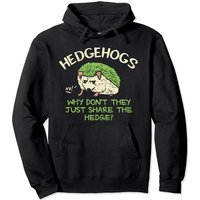 Hedgehogs Pourquoi Ne Partagent-Ils Pas Le Buisson ? Hoodie Pullover — Sweats à capuche pour hommes