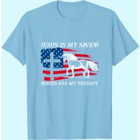 T-shirt classique Horses Are My Therapy pour hommes — T-shirts pour hommes