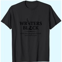Writers Block T-Shirt for Men in Royal