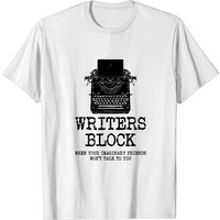T-shirt d'auteur Imaginary Friends Writers Block pour hommes — T-shirts pour hommes