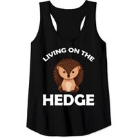 Funny Hedgehog Living On The Hedge Tank Top for Men