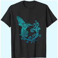 Hummingbird Bird Graphic T-Shirt for Men — Mens T Shirts