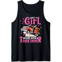 Juste Une Fille Amoureuse D'Un Conducteur De Camion Débardeur Pour Hommes — T-shirts pour hommes