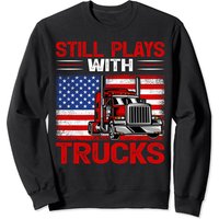 Sweat à Capuche Unisexe Still Plays With Trucks