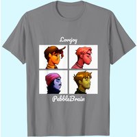 T-Shirt Pebble Brain Lovejoy pour hommes en noir — T-shirts pour hommes
